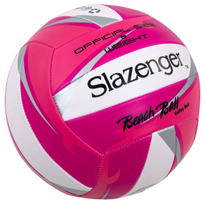 Różowo-biała piłka do siatkówki Slazenger 49468