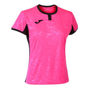 Różowo-czarna koszulka damska Joma Toletum II 901045.031
