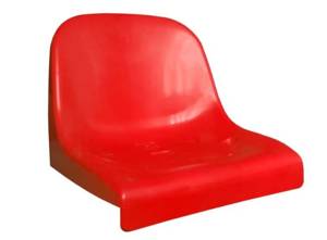 Siedzisko, krzesełko stadionowe czerwone