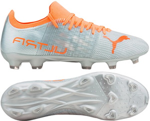 Szaro-pomarańczowe buty piłkarskie Puma Ultra 3.4 FG/AG 106699 01