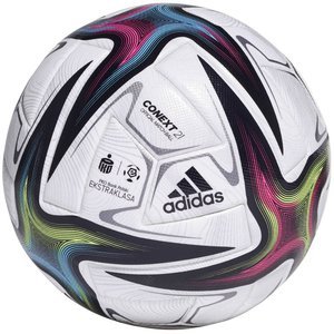 Wielokolorowa piłka nożna Adidas Conext 21 Ekstraklasa OMB FIFA GU1550 - rozmiar 5