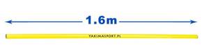 Żółta laska tyczka treningowa Yakimasport 100076 160cm