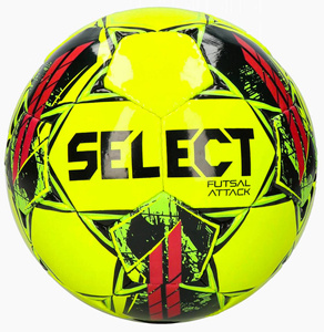 Żółto-czerwona piłka nożna halowa Select Futsal Attack