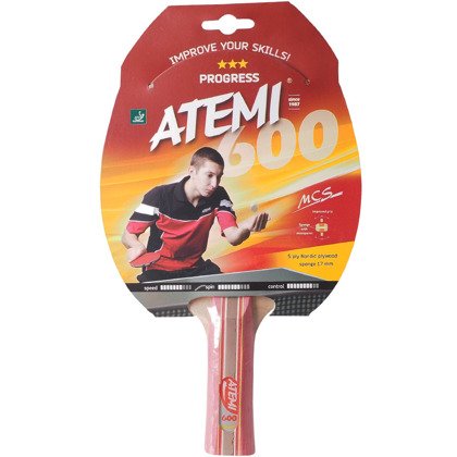 Atemi 600 - Rakietka do tenisa stołowego , rączka anatomiczna