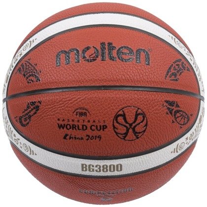 B7G3800-M9C Piłka do koszykówki Molten FIBA World Cup China 2019 / replika /skóra komp.