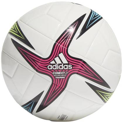 Biała piłka nożna Adidas Conext Training 21 GK3491 - rozmiar 5