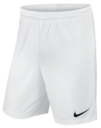 Białe szorty spodenki piłkarskie Nike Park II 725887-100