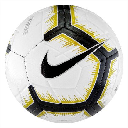 Biało-czarna piłka nożna Nike Strike SC3310-102 - rozmiar 4