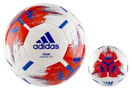 Biało-czerwona piłka nożna Adidas Team 290G CZ9574 r4
