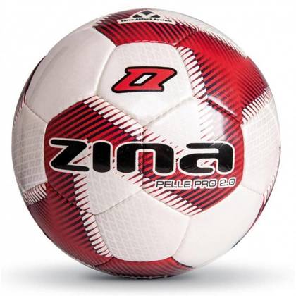 Biało-czerwona piłka nożna Zina Pelle Pro 2.0 