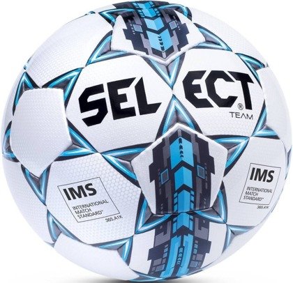 Biało-niebieska piłka nożna Select Team IMS rozmiar 5