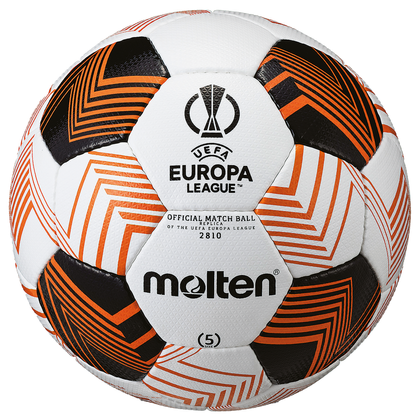 Biało-pomarańczowa piłka nożna Molten 2810 UEFA Europa League 2023/24 F5C2810-34 