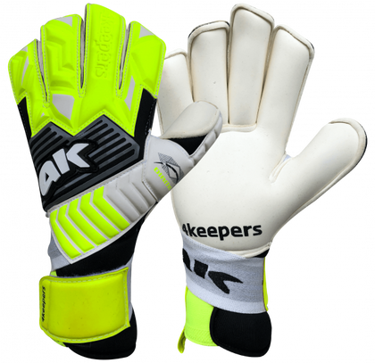Biało-seledynowe rękawice bramkarskie 4Keepers Diamo Chriso RF