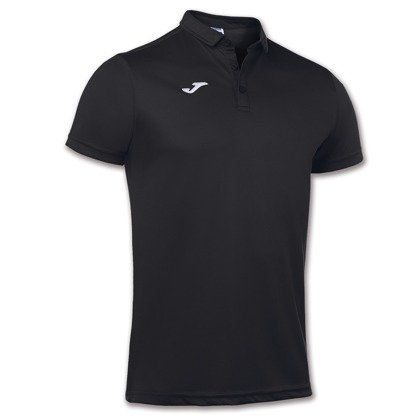 Czarna koszulka polo Joma Hobby 100437.100 Junior