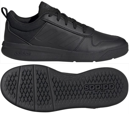 Czarne buty chłopięce Adidas Tensaur K EF1086