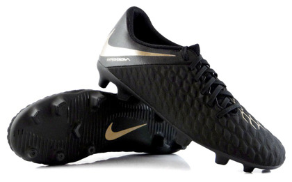 Czarne buty piłkarskie Nike Hypervenom Phantom Club FG AJ4146-090 JR