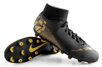 Czarne buty piłkarskie Nike Mercurial Superfly Club FG/MG AH7363-077