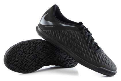 Czarne buty piłkarskie na halę Nike Hypervenom Club IC AJ3789-001 Junior