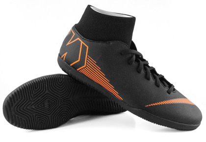 Czarne buty piłkarskie na halę Nike MercurialX Superfly Club IC AH7371-081