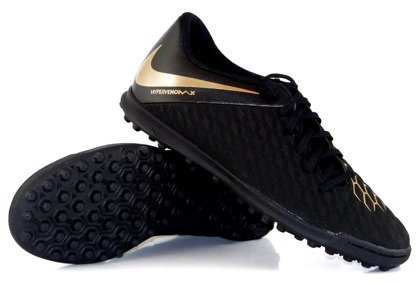 Czarne buty piłkarskie na orlik Nike Hypervenom Phantom Club TF AJ3811-090