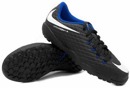 Czarne buty piłkarskie na orlik Nike Hypervenom Phelon TF 852562-002