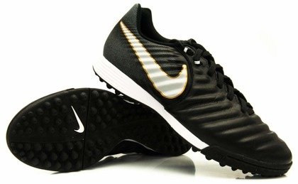 Czarne buty piłkarskie na orlik Nike Tiempo Ligera TF 897766-002