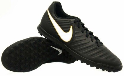 Czarne buty piłkarskie na orlik Nike Tiempo Rio TF 897736-002 JR