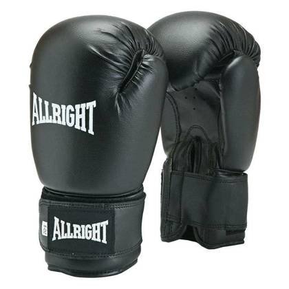 Czarne rękawice bokserskie Allright Training Pro SW02065 6oz