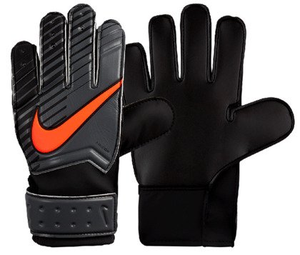 Czarne rękawice bramkarskie do piłki nożnej Nike Match GS0343-089 Junior