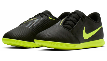 Czarno-Zielone buty piłkarskie na halę Nike Phantom Venom Club IC JR AO0399-007