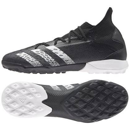 Czarno-białe buty piłkarskie turfy Adidas Predator Freak.3 TF FY1038
