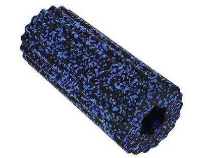 Czarno-niebieski wałek do masażu i ćwiczeń roller Iso Trade 00008681 120 g