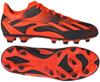 Czarno-pomarańczowe buty piłkarskie Adidas X Speedportal Messi.4  GZ5139 - Junior