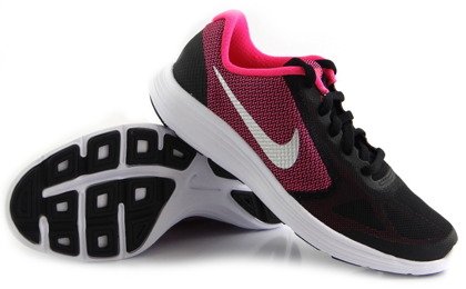 Czarno-różowe buty sportowe Nike Revolution 819416-001