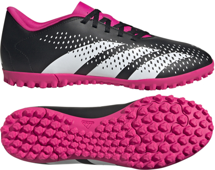 Czarno-różowe buty turfy Adidas Predator Accuracy.4 GW7085 - Junior