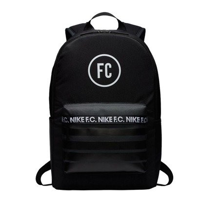 Czarny plecak szkolny sportowy Nike F.C BA6109-011