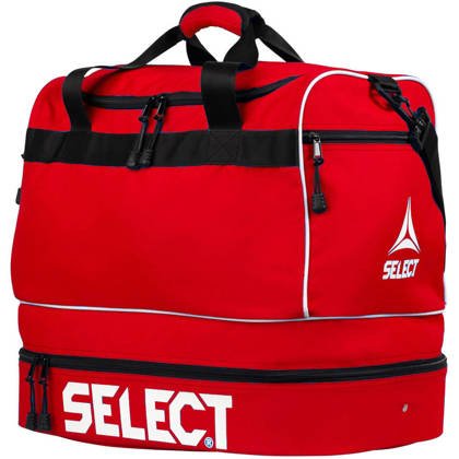 Czerwona torba sportowo-treningowa Select z podwójnym dnem 53L