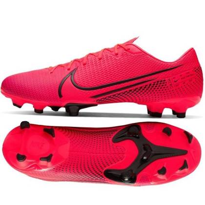 Czerwone buty piłkarskie korki Nike Mercurial Vapor 13 Academy FG/MG AT5269-606