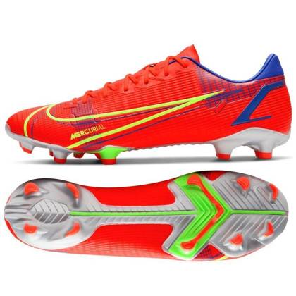 Czerwone buty piłkarskie korki Nike Mercurial Vapor 14 Academy FG/MG CU5691-600
