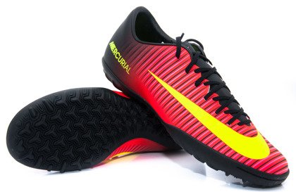 Czerwono-czarne buty piłkarskie na orlik Nike Mercurial Victory TF 831968-870