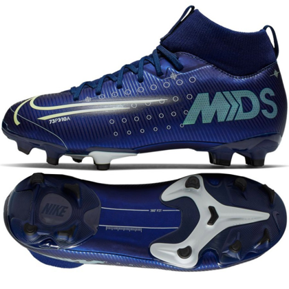 Granatowe buty piłkarskie korki Nike Mercurial Superfly 7 Academy FG/MG BQ5409-401