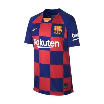 Koszulka Nike FC Barcelona Breathe Stadium Home Junior AJ5801-457 bordowo-granatowa
