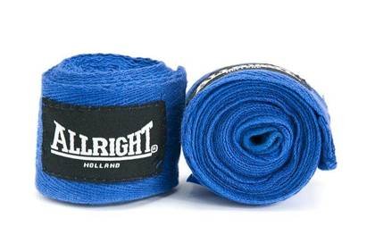 Niebieski bandaż bokserski Allright 3m SW06004