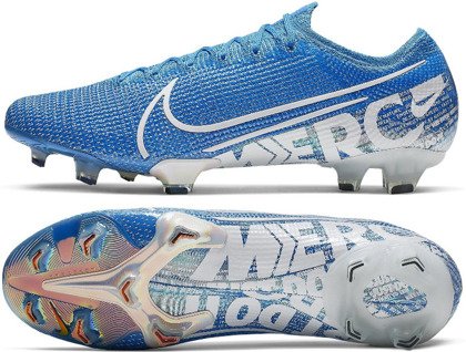 Niebieskie buty piłkarskie korki Nike Mercurial Vapor 13 Elite FG AQ4176-414
