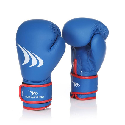 Niebieskie rękawice bokserskie Yakimasport Shark 8oz 100343