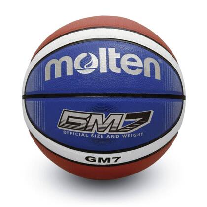 Niebiesko-brązowa piłka do koszykówki Molten GM7 BGMX7-C