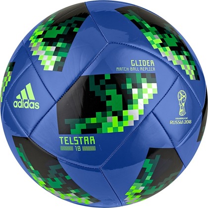 Piłka nożna Adidas Telstar  Glider 18 CE8100 rozmiar 4 - niebieska