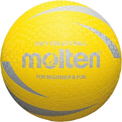 Piłka siatkowa  Molten S2V1250-Y gumowa żółta r.5