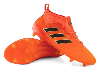 Pomarańczowe buty piłkarskie Adidas Ace 17.1 FG S77036