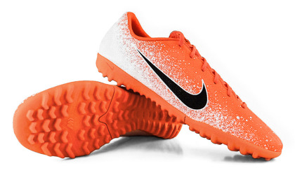 Pomarańczowe buty piłkarskie na orlik Nike Mercurial Vapor Academy TF AH7384-801